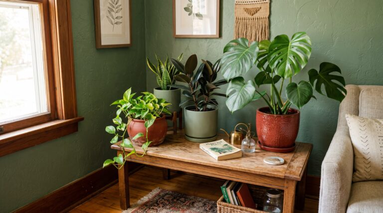 Plant Styling Vignette — How to Create an Indoor Jungle Corner That Feels Alive